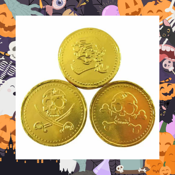 Kingsway Pirate Gold Milk Chocolate Coins 200g