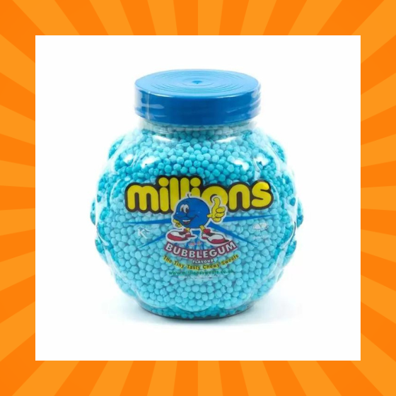 Millions Bubblegum Flavour - Tiny Chewy Sweets 200g