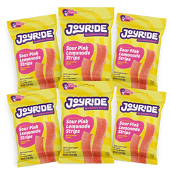 JOY RIDES sour pink lemonade strips