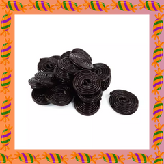 Menozzi Soft Liquorice Wheels 200g