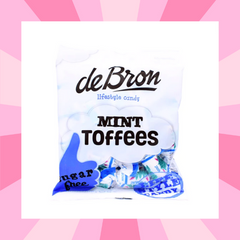 de Bron - Sugar Free Peppermint Toffees Sweets 100g