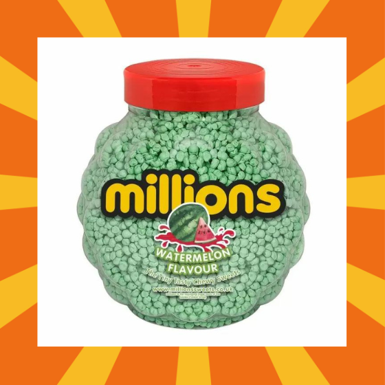 Millions Watermelon Flavour Tiny Chewy Sweets 200g