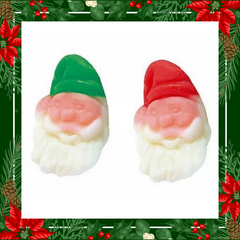 Vidal Gummy Santas - Jelly Gummi Christmas Santa Sweets 200g
