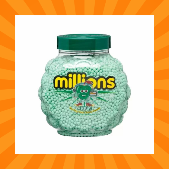 Apple Millions Chewy Sweets - 200g