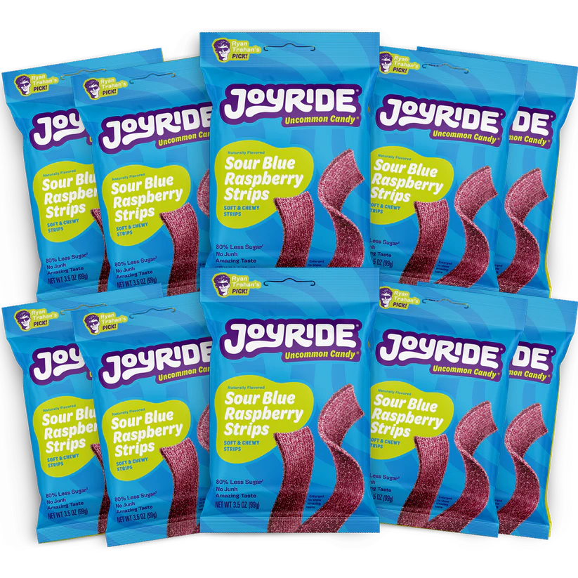 JoyRide Sour Blue Raspberry Strips