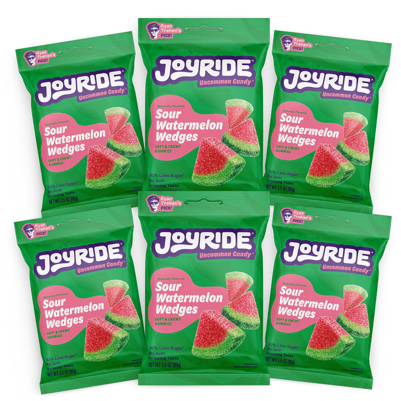 Joy Rides sour watermelon wedges