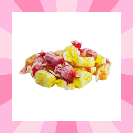 Fruit and Juice Toffees 200g